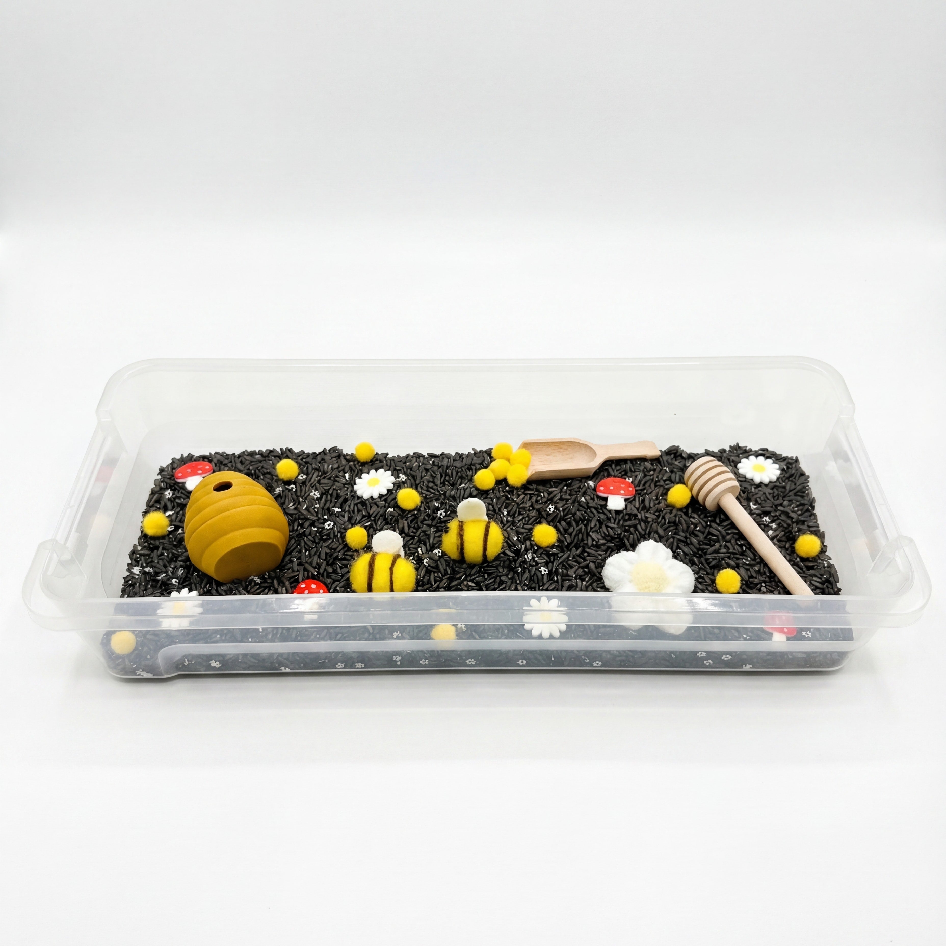 Bumbling Busy Bee Sensory Bin