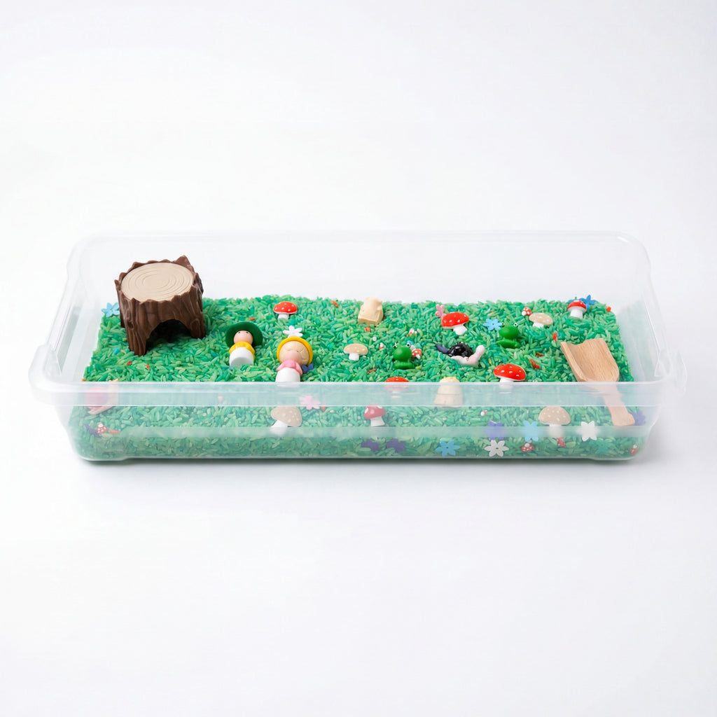 Mushroom Meadow Sensory Bin